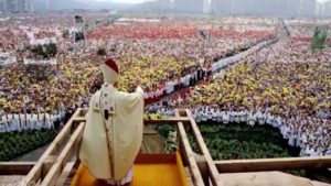 Pope JP@ Mass in Poland